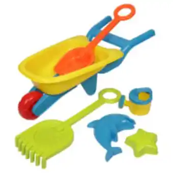 Cash Crusaders 6-piece beach set with wheelbarrow offer