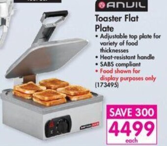Makro Anvil Toaster Flat Plate offer