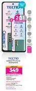 Game 2 x tecno camon 17p lte 4g smartphone-on 1gb red top up core more data + on promo 70 offer