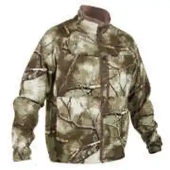 Silent warm water-repellent hunting fleece treemetic 300 camouflage