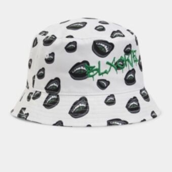 Sportscene Redbat x blxckie aop green/white bucket hat offer