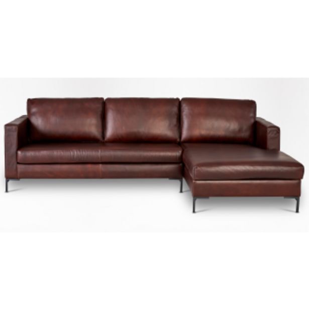 Sami leather slouch, right (metal leg) offer at Coricraft