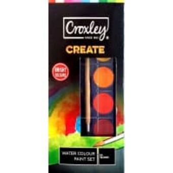 Croxley create watercolour paints 12 pack