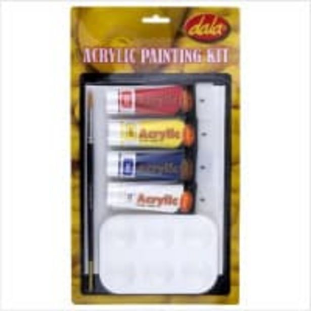 Dala acrylic paint pal kit offer at CNA