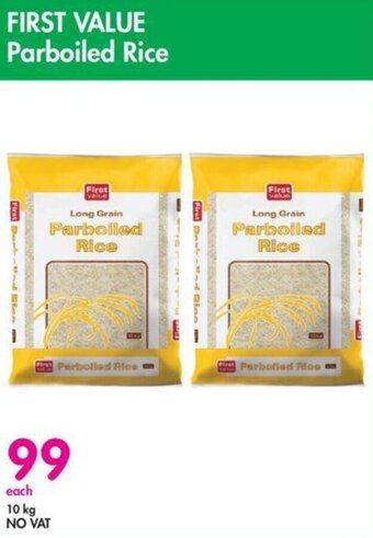 First Value Parboiled Rice 10kg