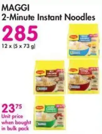 Makro Maggi 2-Minute Instant Noodles 12 x (5 x 73g) offer