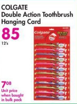 Makro Colgate Double Action Toothbrush Hanging Card 12's offer