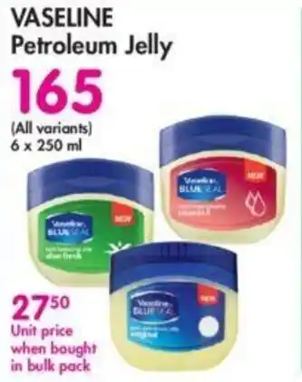 Makro Vaseline Petroleum Jelly all variants 6 x 250ml offer