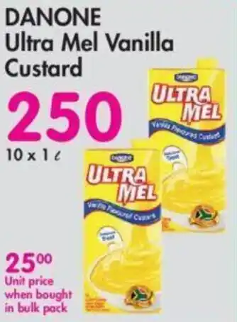 Makro Danone Ultra Mel Vanilla Custard 10 x 1L offer