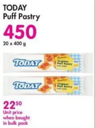 Makro Today Puff Pastry 20 x 400g offer
