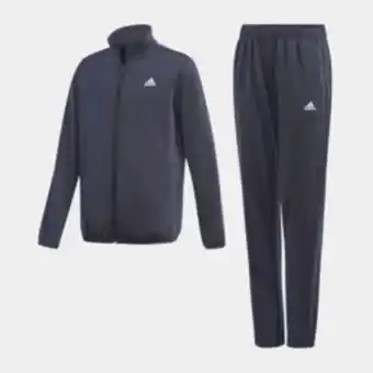 Totalsports Boys adidas toddler navy & white tricot tracksuit offer