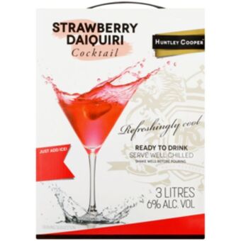 Huntley cooper strawberry daiquiri cocktail box 3l