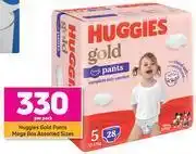 Game Huggies gold pants mega box assorted sizes- per pack offer