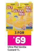 Game Ultra mel vanilla custard-for 3 x 1l offer