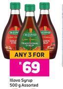 Illovo syrup assorted-for 3 x 500g