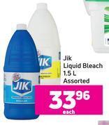 Game Jik liquid bleach assorted-1.5l each offer