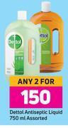 Game Dettol antiseptic liquid assorted-for 2 x 750ml offer