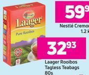 Game Laager rooibos tagless teabags-80s offer