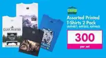 Makro Camp Master Assorted Printes T-Shirts 2-pack offer