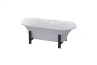 Bathroom Bizarre Argos free standing bath, incl venice ii bath & matt black bath feet offer