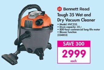 Makro Bennett Read Tough 35 Wet and Dry Vacuum Cleaner offer