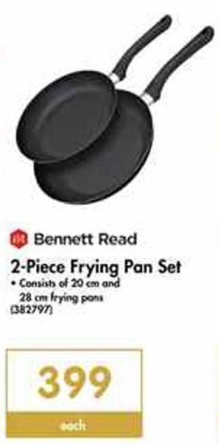 Makro Bennett Read 2-Piece Frying Pan Set offer