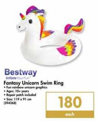 Makro Bestway Fantasy Unicorn Swim Ring offer