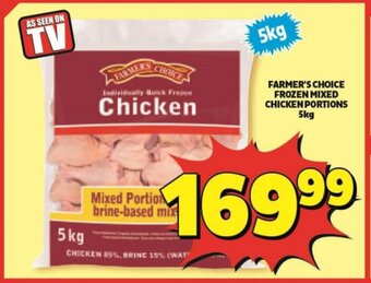 Usave Farmer's Choice Frozen Mixed Chicken Portions 5kg offer