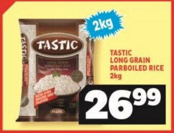 Usave Tastic Long Grain Parboiled Rice 2kg offer