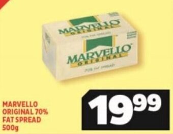 Usave Marvello Original 70% Fat Spread 500g offer