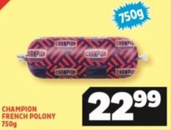 Usave Champion French Polony 750g offer