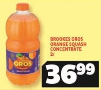 Usave Brookes Oros Orange Squash Concentrate 2L offer