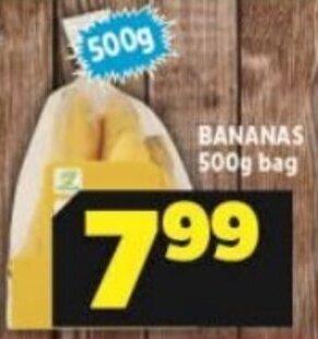 Usave Bananas 500g bag offer