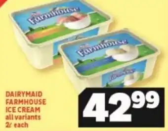 Dairymaid Farmhouse Ice Cream all variants 2L