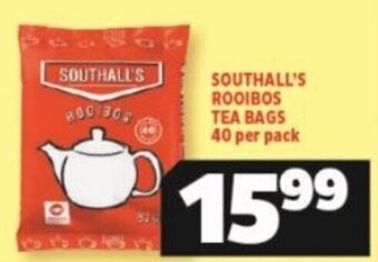 Usave Southall's Rooibos Teabags 40 per pack offer