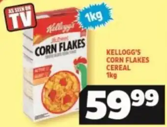 Usave Kellogg's Corn Flakes Cereal 1kg offer