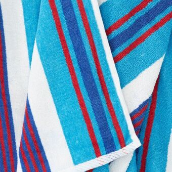 Whitehouse Florence striped beach towel - red / blue offer
