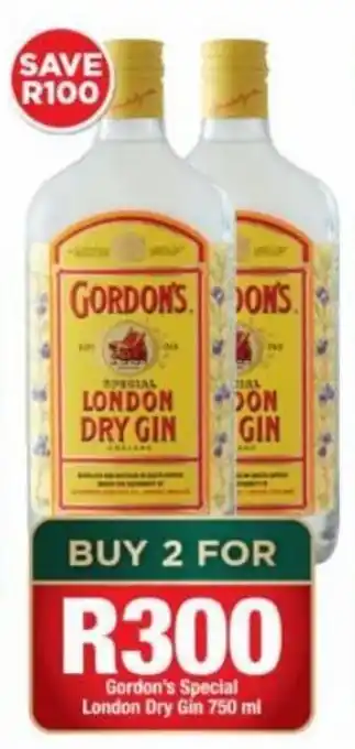 OK Liquor Gordon's Special London Dry gin 2 x 750ml offer