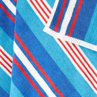 Whitehouse Florence striped beach towel - red / white offer