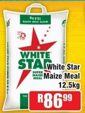 Devland Cash And Carry White Star Maize Meal 12.5kg offer