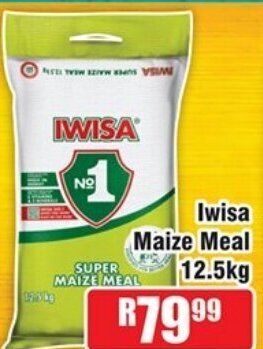 Devland Cash And Carry Iwisa Maize Meal 12.5kg offer