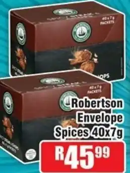Devland Cash And Carry Robertson Envelope Spices 40x7g offer