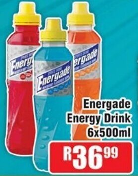 Devland Cash And Carry Energade Energy Drink 6x500ml offer