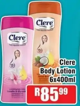 Devland Cash And Carry Clere Body Lotion 6x400ml offer