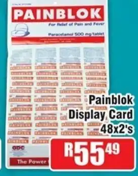 Painblok Display Card 48x2's