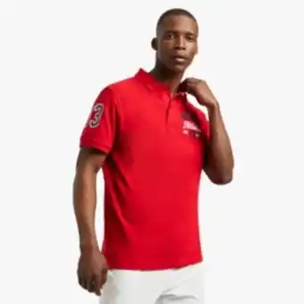 Sportscene Redbat athletics men's red golfer offer