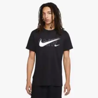 Men's nike black air print t-shirt
