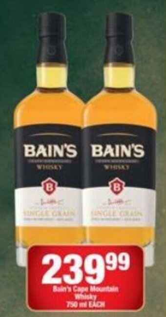 Bain's Cape Mountain Whisky 750ml
