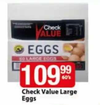 Check Save Check Value Large Eggs 60's offer