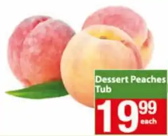 Dessert Peaches Tub